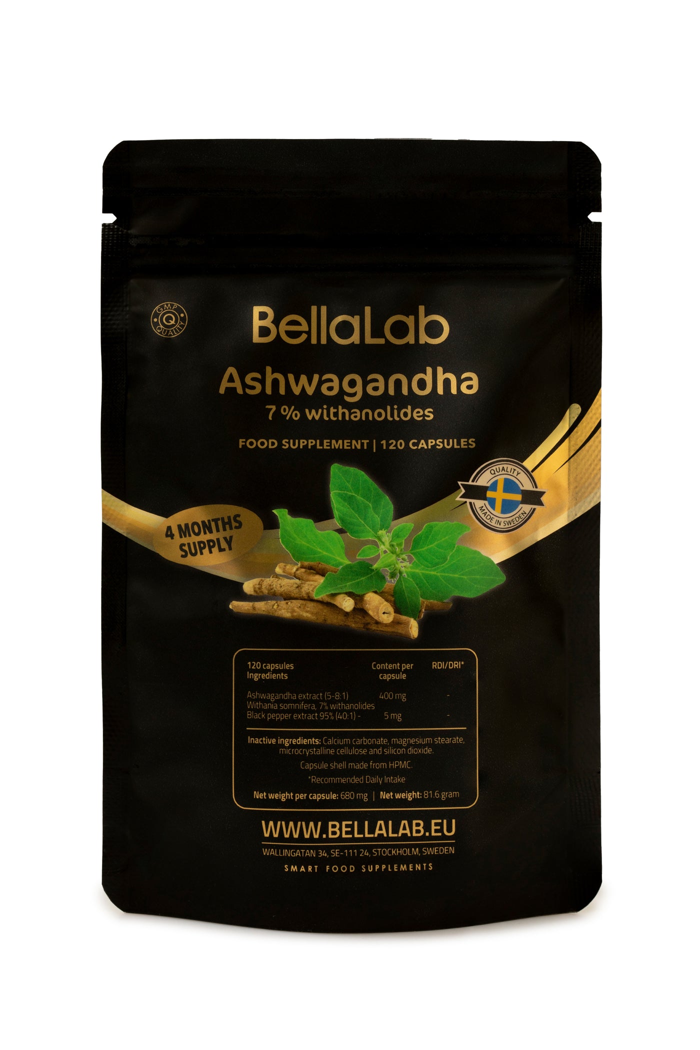 Ašvaganda. 7% vitanolīdu