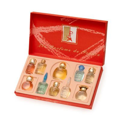 Smaržu komplekts - les parfums de france 10 gab.