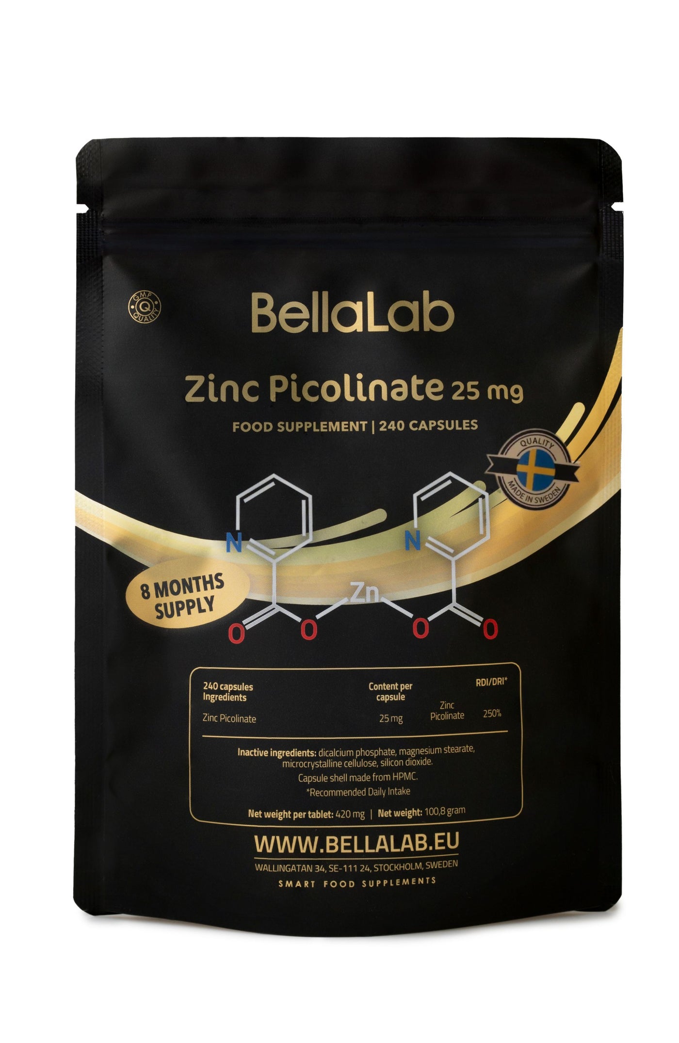 Cinka pikolināts 25 mg