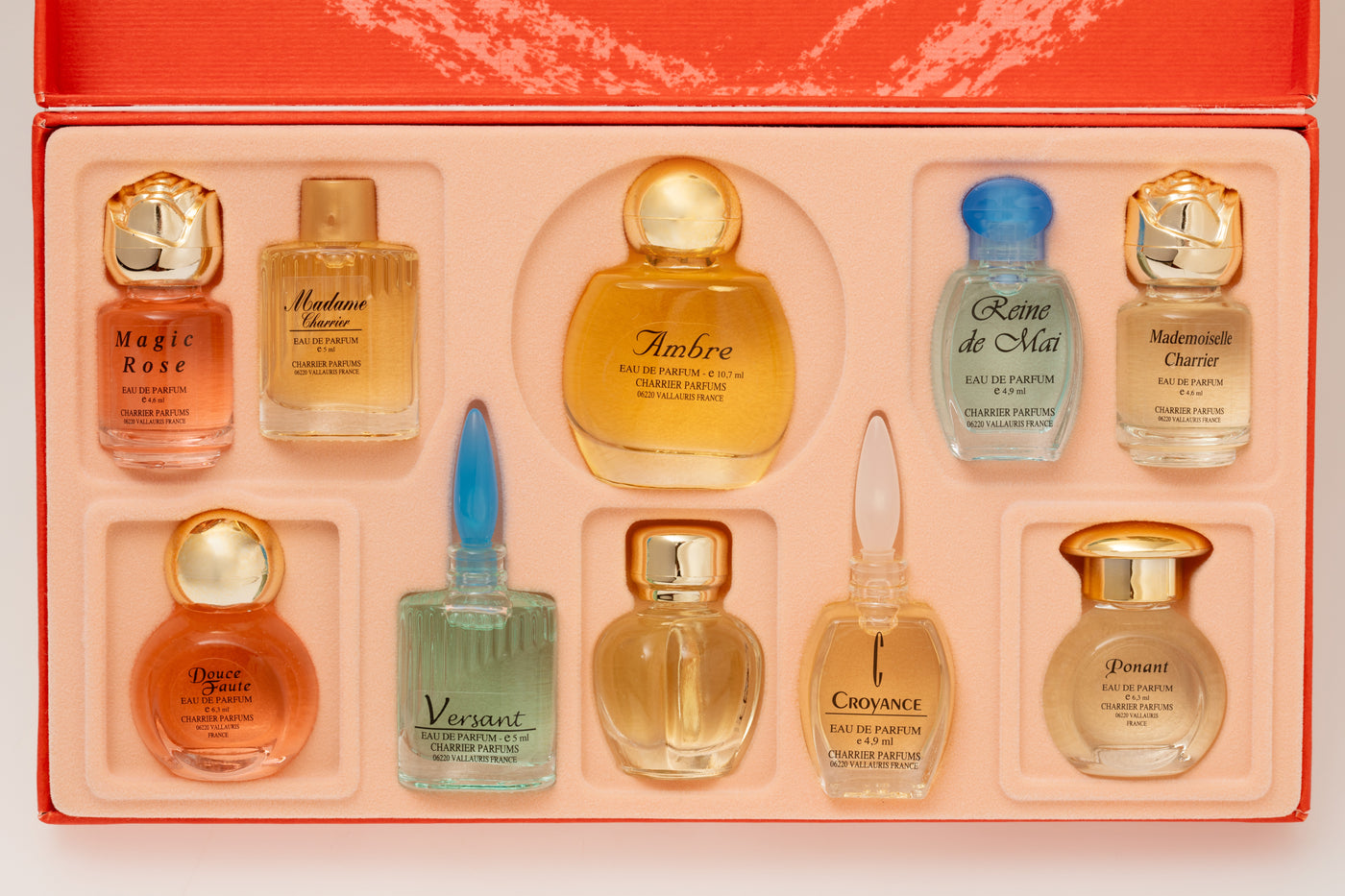 Smaržu komplekts - les parfums de france 10 gab.